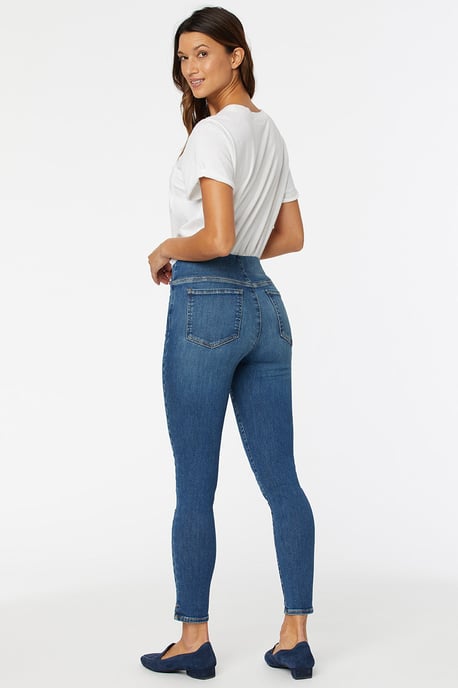 Pull-On Skinny Ankle Mittelblau SpanSpring™ Denim - Image 5