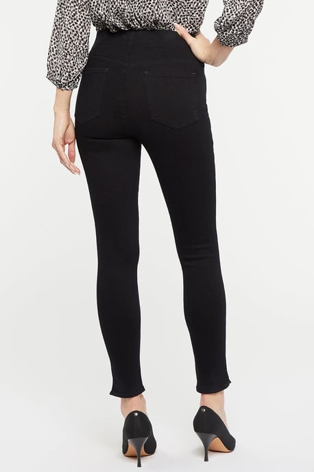 Pull-On Skinny Knöchellange Schwarze SpanSpring™ Jeans - Image 2