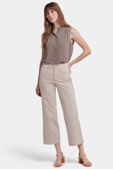 Waist-Match™ Teresa Weite Bein Kniehohe Jeans - Image 5