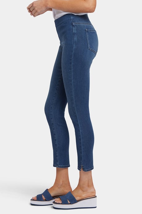 Ami Skinny Ankle Pull-On Jeans aus Soft-Contour Denim™ mit seitlichen Schlitzen - Image 3