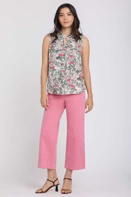 Ärmellose Bluse mit Rüschenausschnitt - Image 4