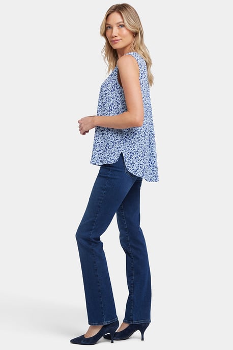 Ärmellose Faltenbluse - Image 3