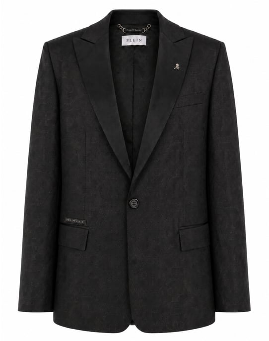 Jacquard Blazer Regular Fit Monogram - Image 1