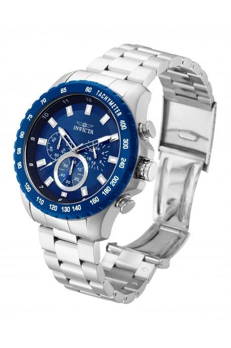 Invicta Speedway 24212 Herrenuhr - Quarzwerk - Edelstahl mit blauem Zifferblatt - 48 mm - Image 2