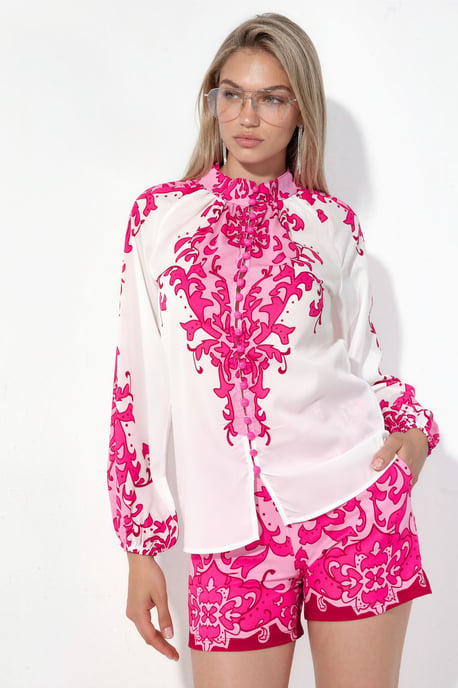Paisley Bindebluse und Shorts Set - Image 1