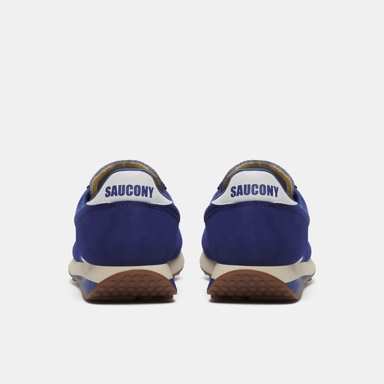 Saucony - "80" Sneaker für Herren/Damen Unisex, Wildleder (Blau/Weiß) - Image 4