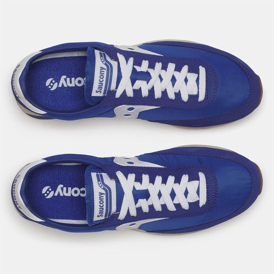 Saucony - "80" Sneaker für Herren/Damen Unisex, Wildleder (Blau/Weiß) - Image 5