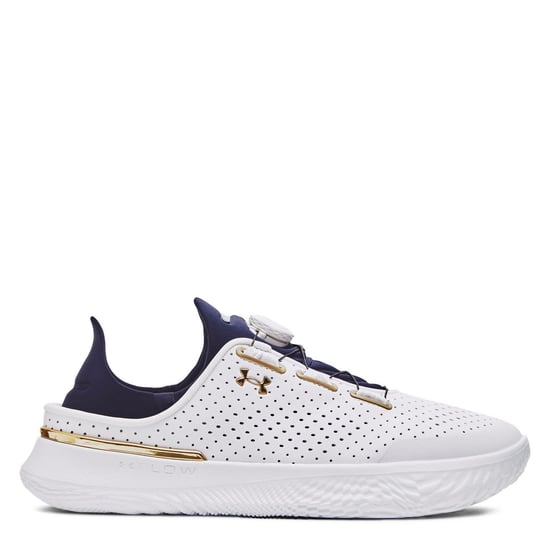 Under Armour - "SlipSpeed" Sneaker für Herren (Weiß/Gold) - Image 1