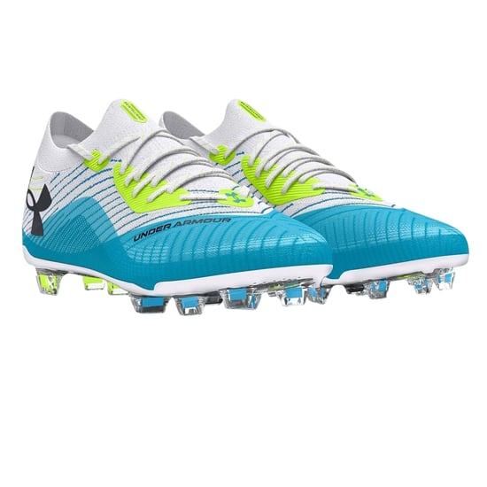 Under Armour - "Shadow Elite 2.0" Fußballschuhe mit festem Boden für Damen (Weiß/Capri-Länge) - Image 4