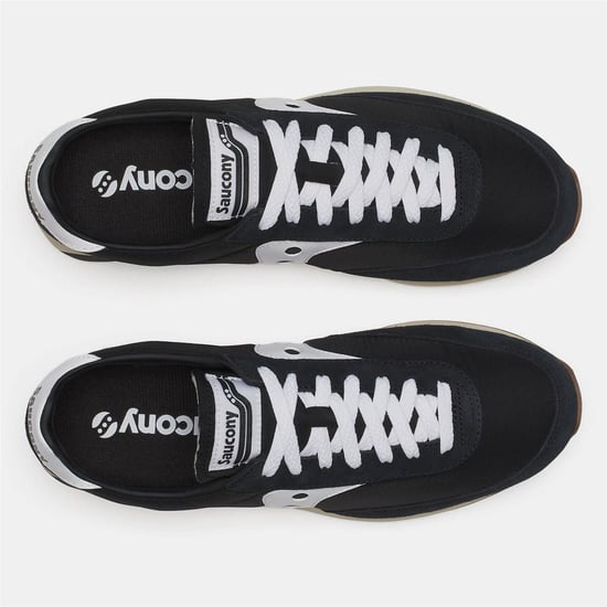 Saucony - "80" Sneaker für Herren, Wildleder (Schwarz/Weiß) - Image 5