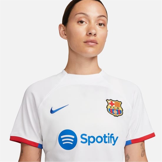 Nike - Auswärts-Trikot für Damen, FC Barcelona (Weiß/Uni Rot) - Image 3