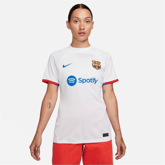 Nike - Auswärts-Trikot für Damen, FC Barcelona (Weiß/Uni Rot) - Image 4