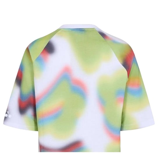 Diadora - T-Shirt für Damen, Rundhalsausschnitt (Grün/Bunt) - Image 4