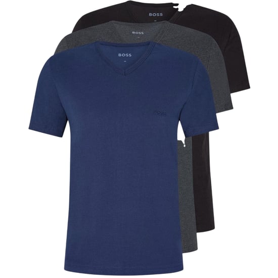 Boss - T-Shirt für Herren, V-Ausschnitt (3er-Pack) (Marine/Grau/Schwarz) - Image 2