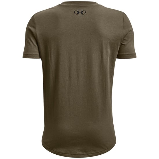 Under Armour - T-Shirt für Jungen, kurzärmlig (Dunkelgrün) - Image 3
