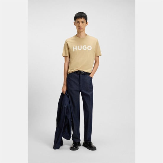Hugo - "Dulivio" T-Shirt für Herren (Mittelbeige) - Image 4