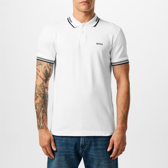Boss - "Paul" Poloshirt für Herren (Weiß) - Image 3