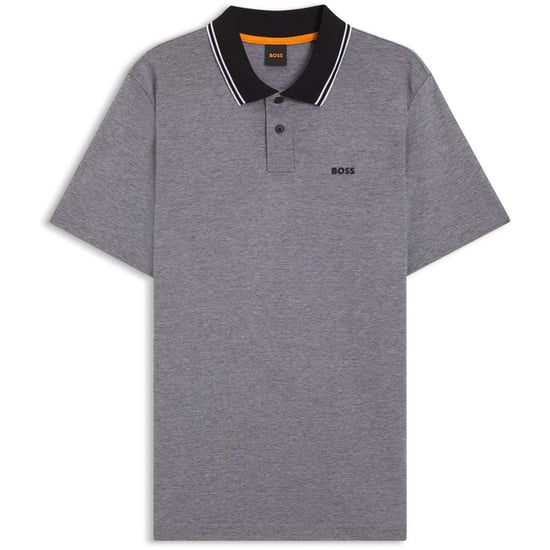 Boss - "Peoxfordnew" Poloshirt für Herren, kurzärmlig (Schwarz) - Image 1