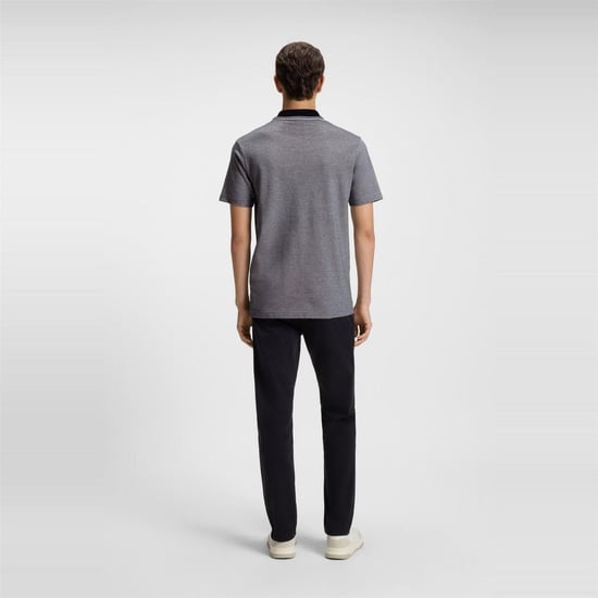 Boss - "Peoxfordnew" Poloshirt für Herren, kurzärmlig (Schwarz) - Image 3