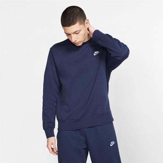 Nike - "Sportswear Club" Sweatshirt für Herren, Fleece (Mitternachtsblau) - Image 5