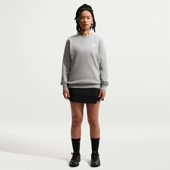 Nike - "Sportswear Club" Sweatshirt für Herren, Fleece (Dunkelgrau) - Image 5