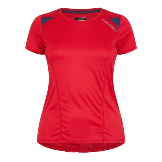 Diadora - T-Shirt für Damen, Mesh-Einsatz (Tomatenrot) - Image 1
