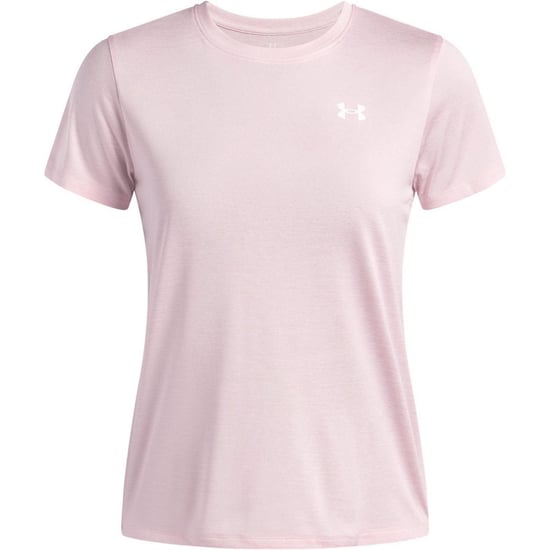 Under Armour - T-Shirt für Damen, kurzärmlig (Babyrosa/Weiß) - Image 1