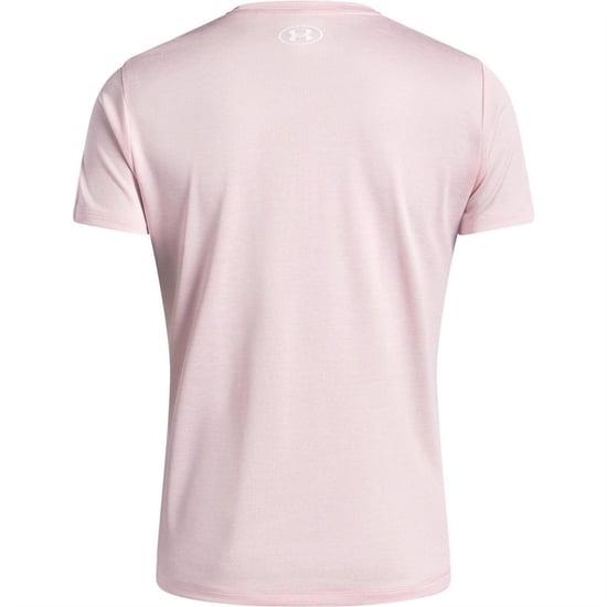 Under Armour - T-Shirt für Damen, kurzärmlig (Babyrosa/Weiß) - Image 5