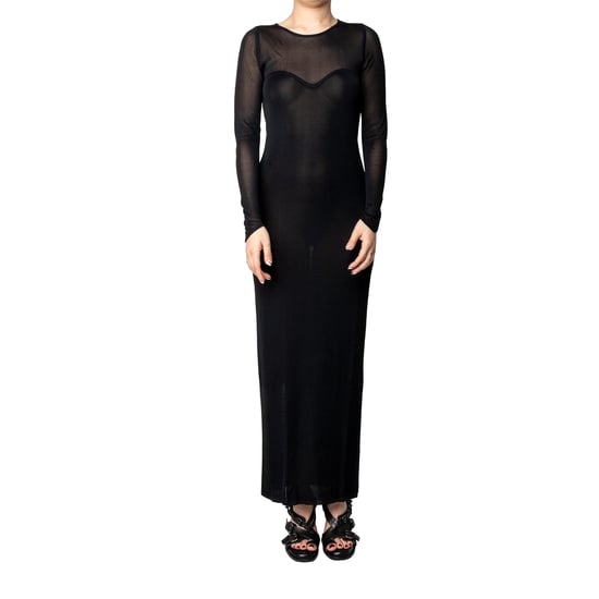 Mugler Mesh Long Dress - '90s - Image 2