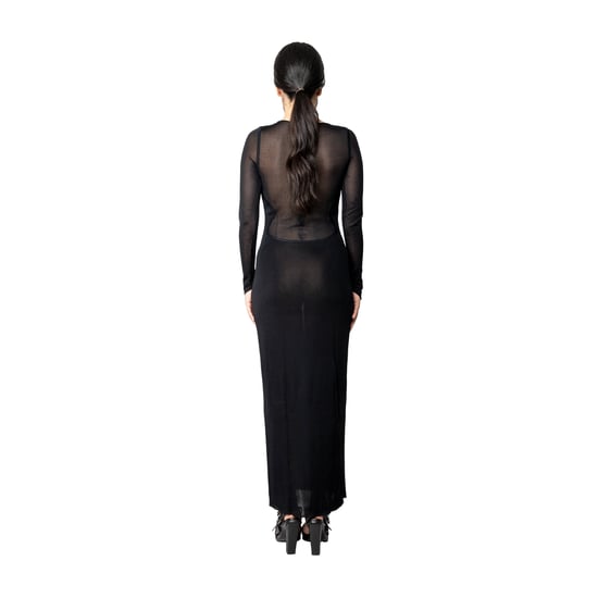 Mugler Mesh Long Dress - '90s - Image 3