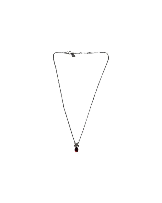 Swarovski Earrings and Necklace Jewelry Set in Red Crystal - Image 3
