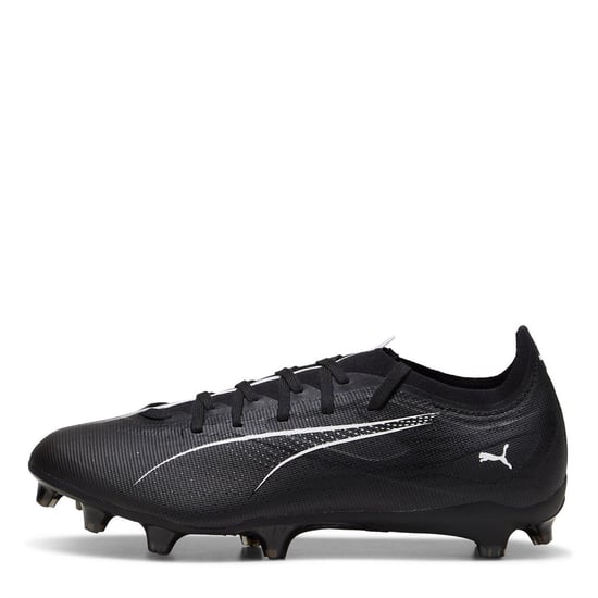 Puma - "Ultra 5 Match" Fußballschuhe mit festem Boden für Herren (Schwarz/Weiß) - Image 2
