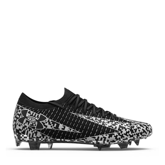 Under Armour - "Elite 3" Fußballschuhe mit festem Boden für Herren/Damen Unisex (Schwarz/Weiß) - Image 1