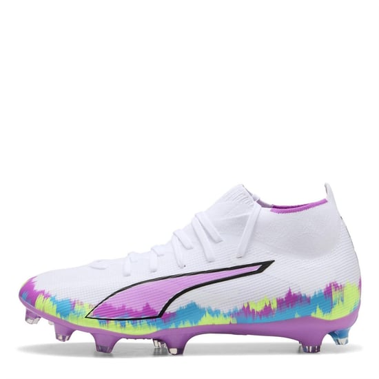 Puma - "Ultra Match+" Fußballschuhe mit festem Boden für Damen (Weiß/Violett) - Image 2