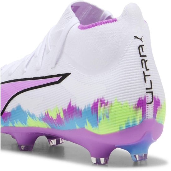 Puma - "Ultra Match+" Fußballschuhe mit festem Boden für Damen (Weiß/Violett) - Image 5
