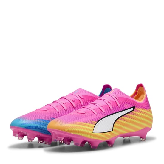 Puma - "Ultra 5 Match" Fußballschuhe mit festem Boden für Herren (Pink) - Image 1
