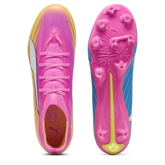 Puma - "Ultra 5 Match" Fußballschuhe mit festem Boden für Herren (Pink) - Image 3