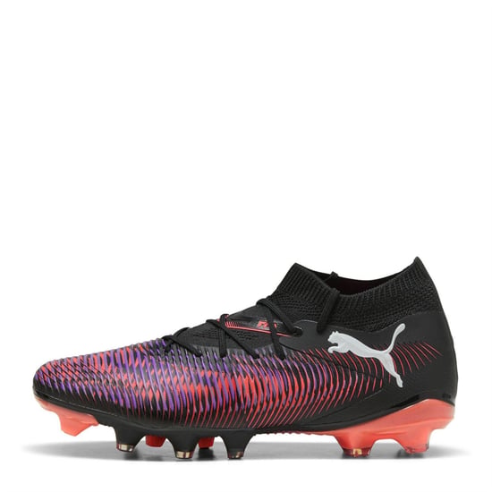 Puma Damen Future 8 Match Schnürsenkel Fußballschuhe für Kunstrasen (Schwarz/Lila) - Image 2