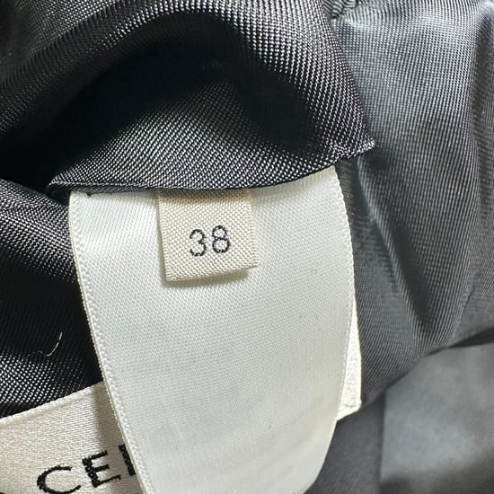 Klassischer, einreihiger Blazer von Celine aus schwarzer Wolle - Image 5