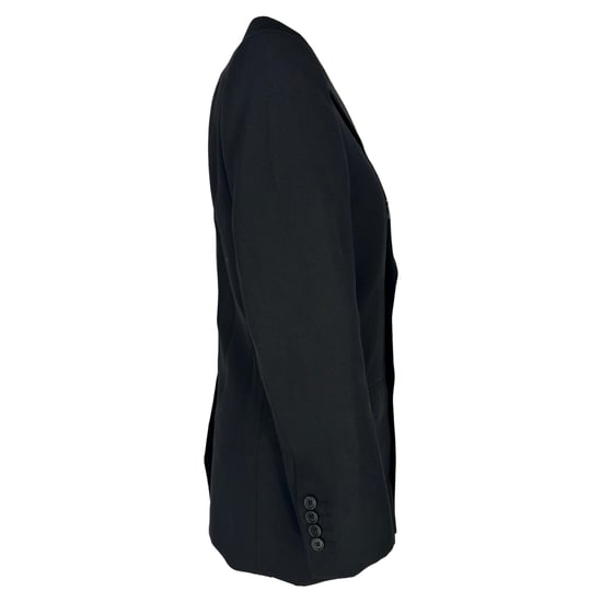 Celine Zweireiher-Blazer aus schwarzer Wolle - Image 2