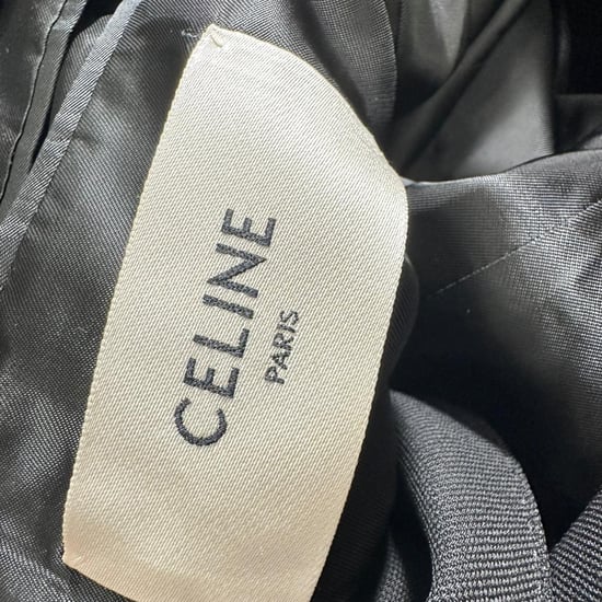 Celine Zweireiher-Blazer aus schwarzer Wolle - Image 5