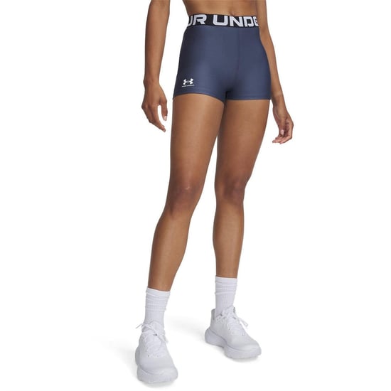 Under Armour - "HeatGear" Kompressions-Shorts für Damen (Frostgrau) - Image 1