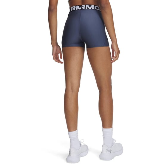 Under Armour - "HeatGear" Kompressions-Shorts für Damen (Frostgrau) - Image 2