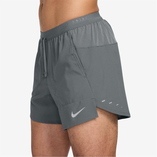 Nike - "Stride" Laufshorts für Herren (Rauch-Grau) - Image 3