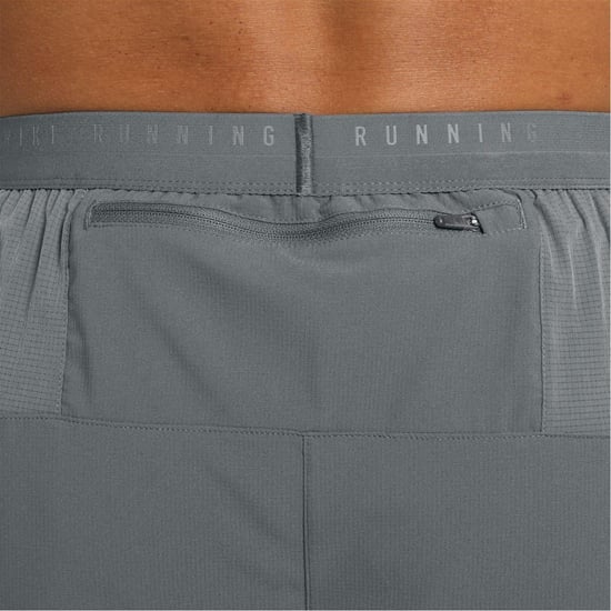 Nike - "Stride" Laufshorts für Herren (Rauch-Grau) - Image 4