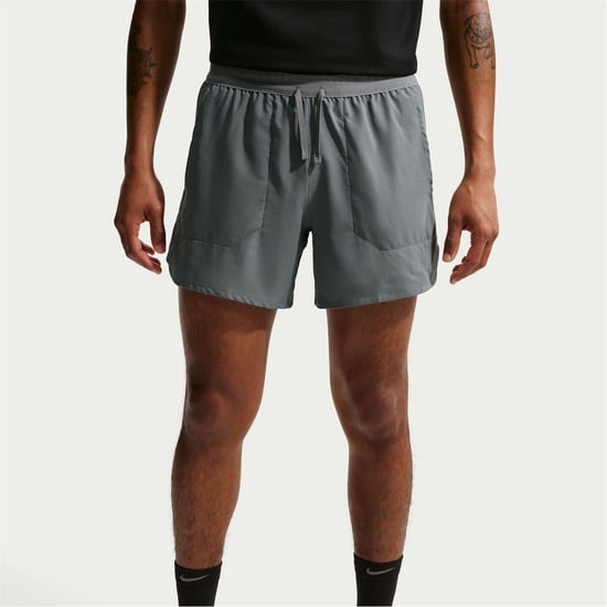 Nike - "Stride" Laufshorts für Herren (Rauch-Grau) - Image 5