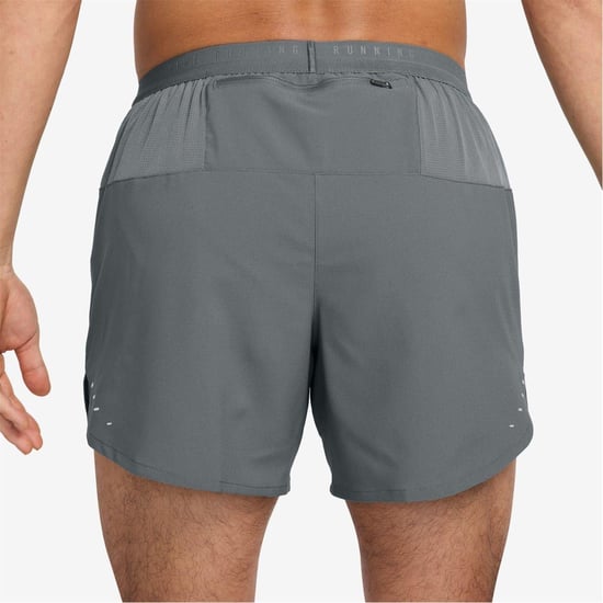 Nike - "Stride" Laufshorts für Herren (Rauch-Grau) - Image 6