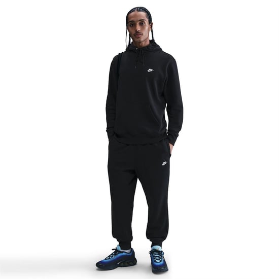 Nike - "Club" Hoodie zum Überziehen für Herren, Fleece (Schwarz) - Image 5