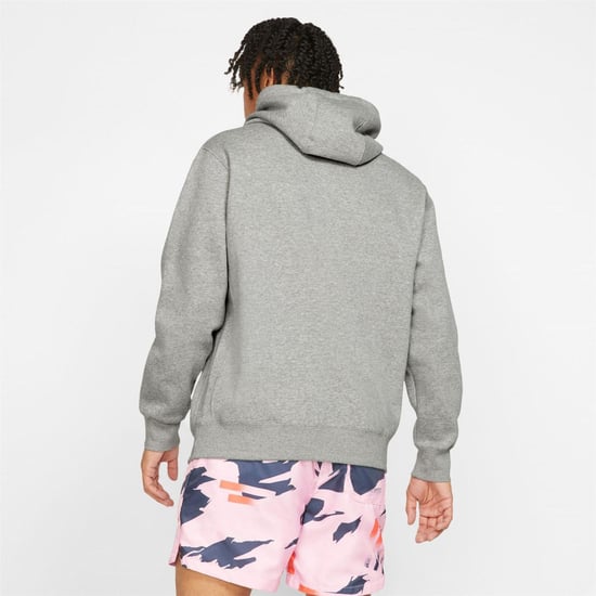 Nike - "Club" Hoodie zum Überziehen für Herren, Fleece (Grau) - Image 4