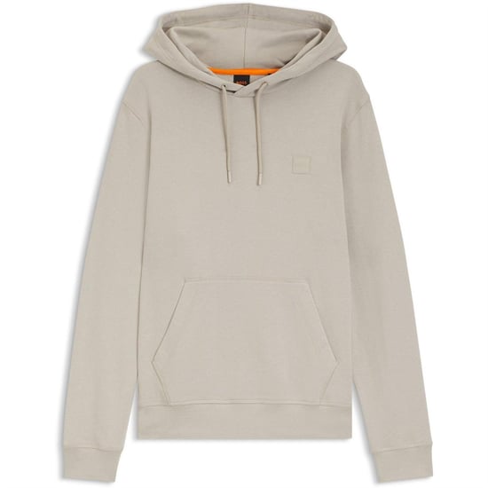 Boss - "Wetalk" Hoodie zum Überziehen für Herren (Grau) - Image 1